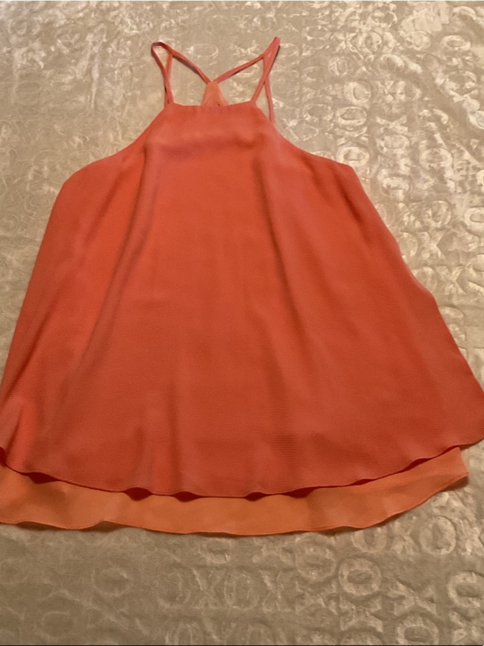 Altar'd State Coral Halter Swing Top